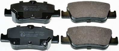 DENCKERMANN B111016 Brake Pad Set, disc brake
