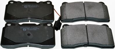 Brake Pad Set, disc brake DENCKERMANN B111035