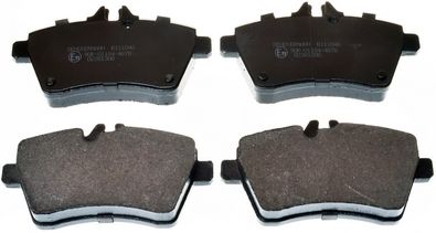 Brake Pad Set, disc brake DENCKERMANN B111046