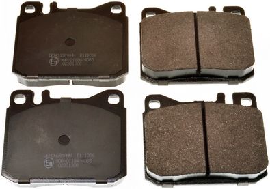Brake Pad Set, disc brake DENCKERMANN B111086