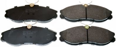 Brake Pad Set, disc brake DENCKERMANN B111087