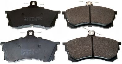Brake Pad Set, disc brake DENCKERMANN B111093