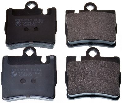 DENCKERMANN B111101 Brake Pad Set, disc brake