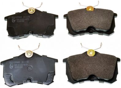 Brake Pad Set, disc brake DENCKERMANN B111158