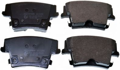 Brake Pad Set, disc brake DENCKERMANN B111200