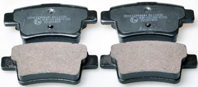 Brake Pad Set, disc brake DENCKERMANN B111238
