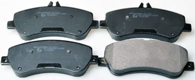 Brake Pad Set, disc brake DENCKERMANN B111261