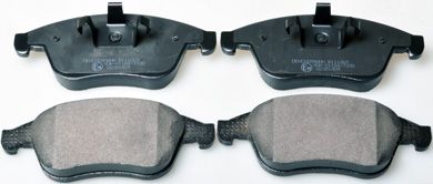 Brake Pad Set, disc brake DENCKERMANN B111269