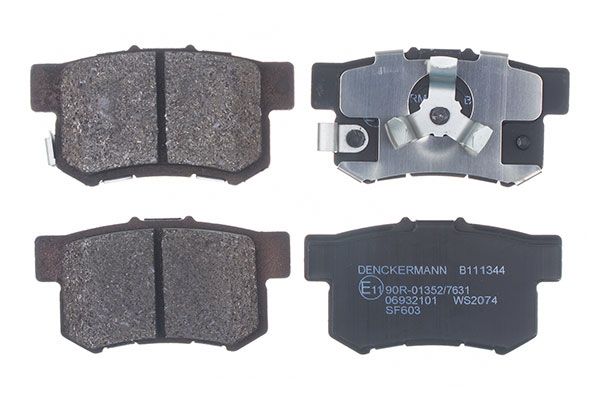 DENCKERMANN B111344 Brake Pad Set, disc brake