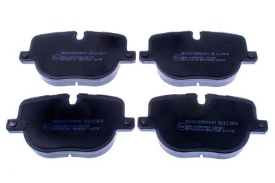 Brake Pad Set, disc brake DENCKERMANN B111364