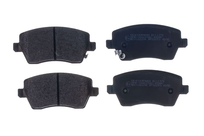 DENCKERMANN B111376 Brake Pad Set, disc brake