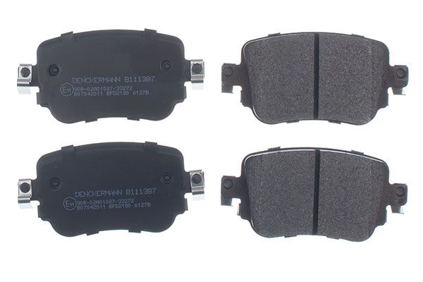 DENCKERMANN B111387 Brake Pad Set, disc brake