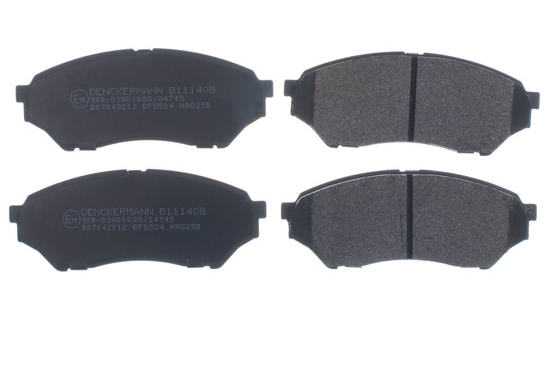 DENCKERMANN B111408 Brake Pad Set, disc brake