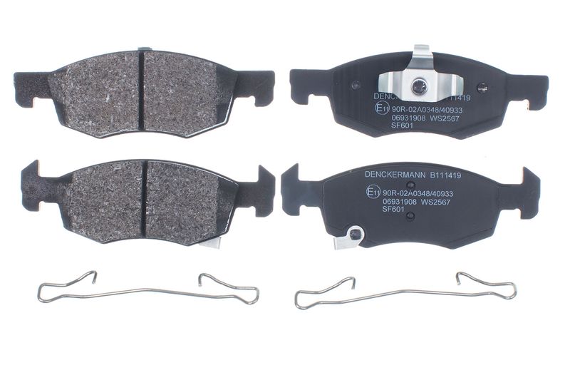 DENCKERMANN B111419 Brake Pad Set, disc brake