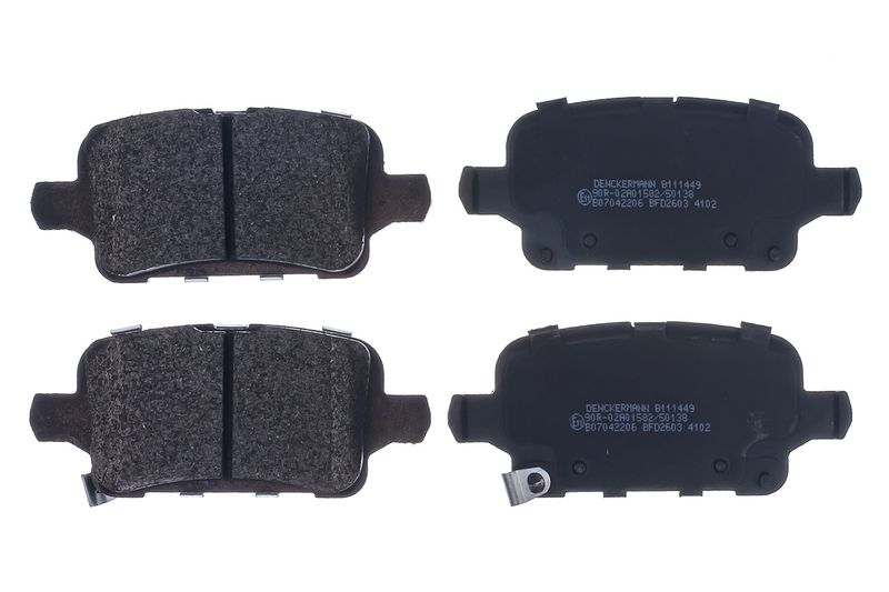 DENCKERMANN B111449 Brake Pad Set, disc brake