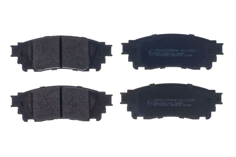 DENCKERMANN B111500 Brake Pad Set, disc brake