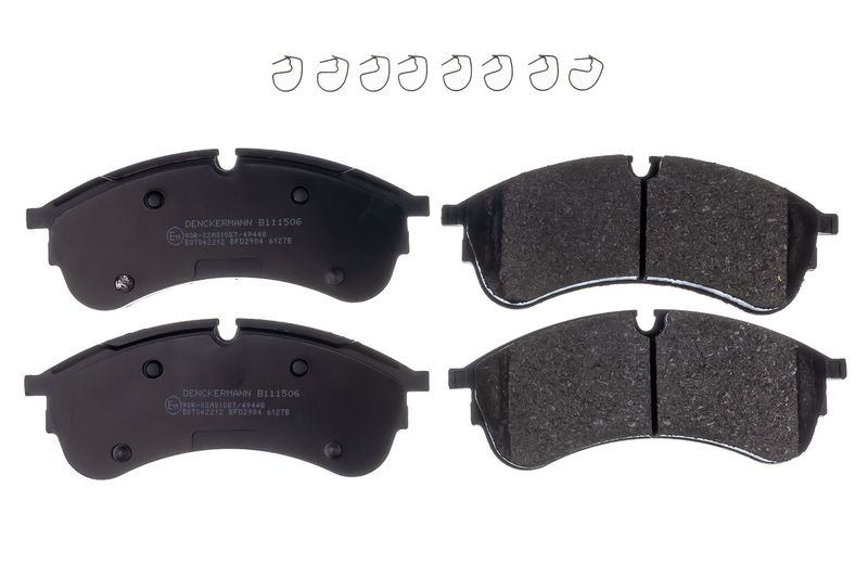DENCKERMANN B111506 Brake Pad Set, disc brake