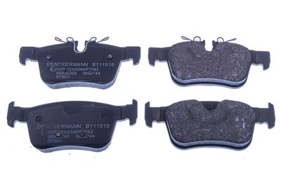 Brake Pad Set, disc brake DENCKERMANN B111519