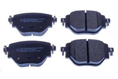 Brake Pad Set, disc brake DENCKERMANN B111522