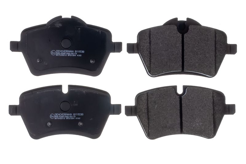 DENCKERMANN B111538 Brake Pad Set, disc brake