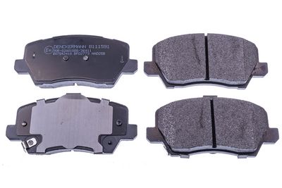 Brake Pad Set, disc brake DENCKERMANN B111591