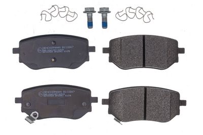 Brake Pad Set, disc brake DENCKERMANN B111647