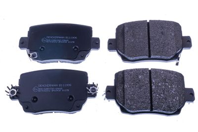 Brake Pad Set, disc brake DENCKERMANN B111906