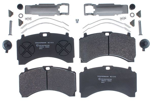 DENCKERMANN BC11013 Brake Pad Set, disc brake