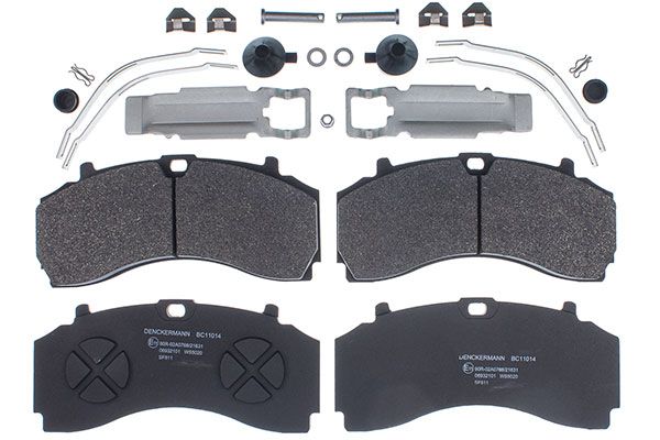 DENCKERMANN BC11014 Brake Pad Set, disc brake
