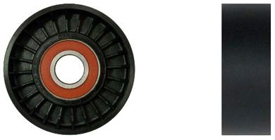 Tensioner Pulley, V-ribbed belt DENCKERMANN P250001