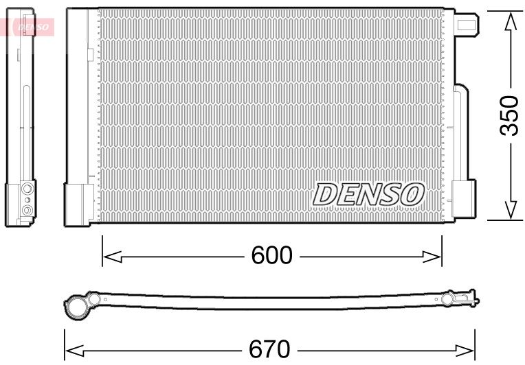 DENSO DCN01004 Condenser, air conditioning