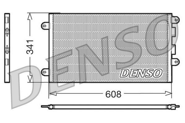 DENSO DCN01012 Condenser, air conditioning