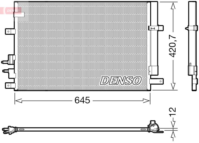 DENSO DCN01024 Condenser, air conditioning