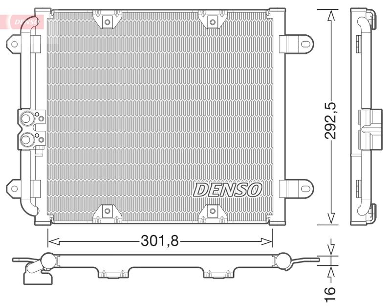 DENSO DCN02028 Condenser, air conditioning