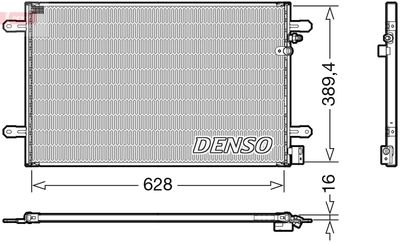 Condenser, air conditioning DENSO DCN02037