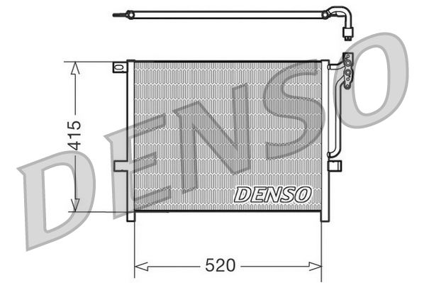 DENSO DCN05010 Condenser, air conditioning