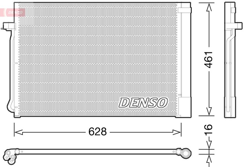 DENSO DCN05013 Condenser, air conditioning