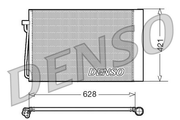 DENSO DCN05018 Condenser, air conditioning