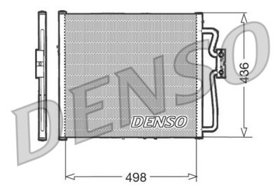 Condenser, air conditioning DENSO DCN05019