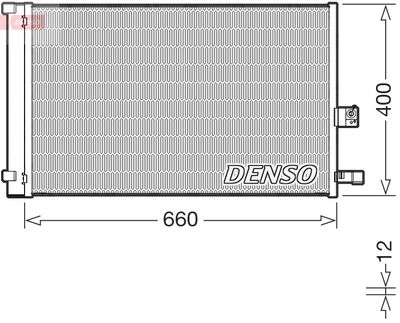 Condenser, air conditioning DENSO DCN05037