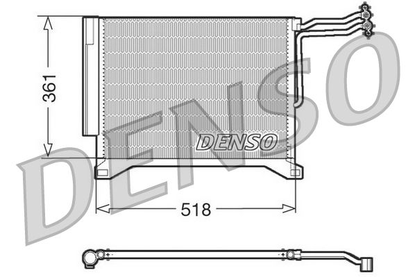 DENSO DCN05100 Condenser, air conditioning