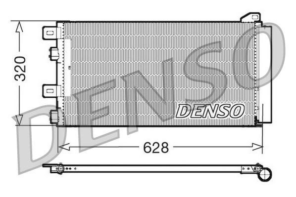 DENSO DCN05101 Condenser, air conditioning
