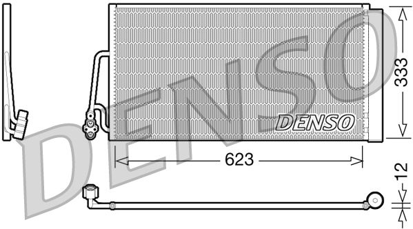 DENSO DCN05102 Condenser, air conditioning