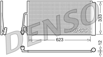Condenser, air conditioning DENSO DCN05102