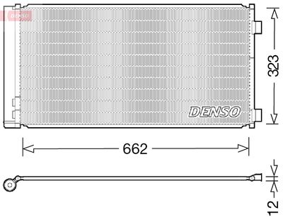 Condenser, air conditioning DENSO DCN05103