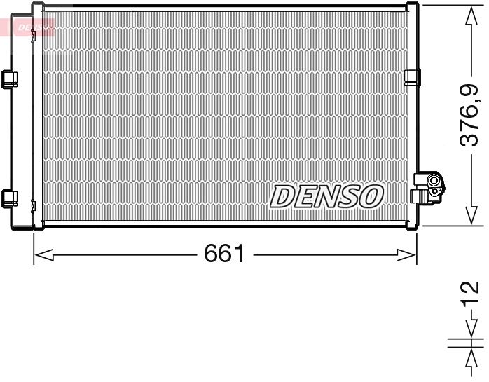 DENSO DCN05106 Condenser, air conditioning