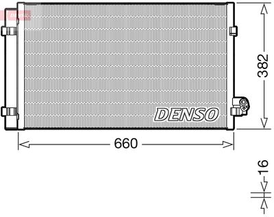 Condenser, air conditioning DENSO DCN05107