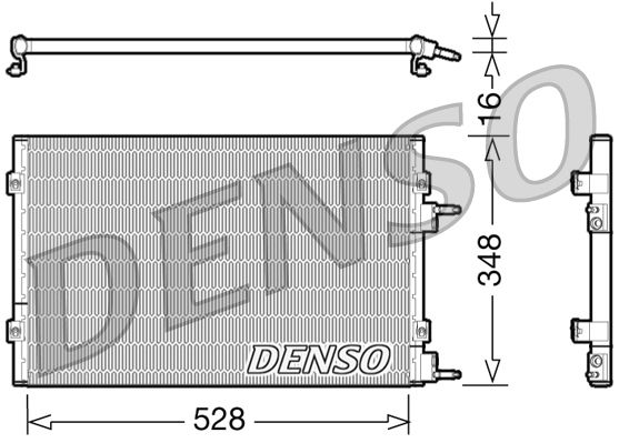DENSO DCN06003 Condenser, air conditioning