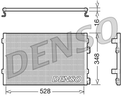 Condenser, air conditioning DENSO DCN06004