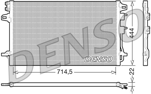 DENSO DCN06005 Condenser, air conditioning